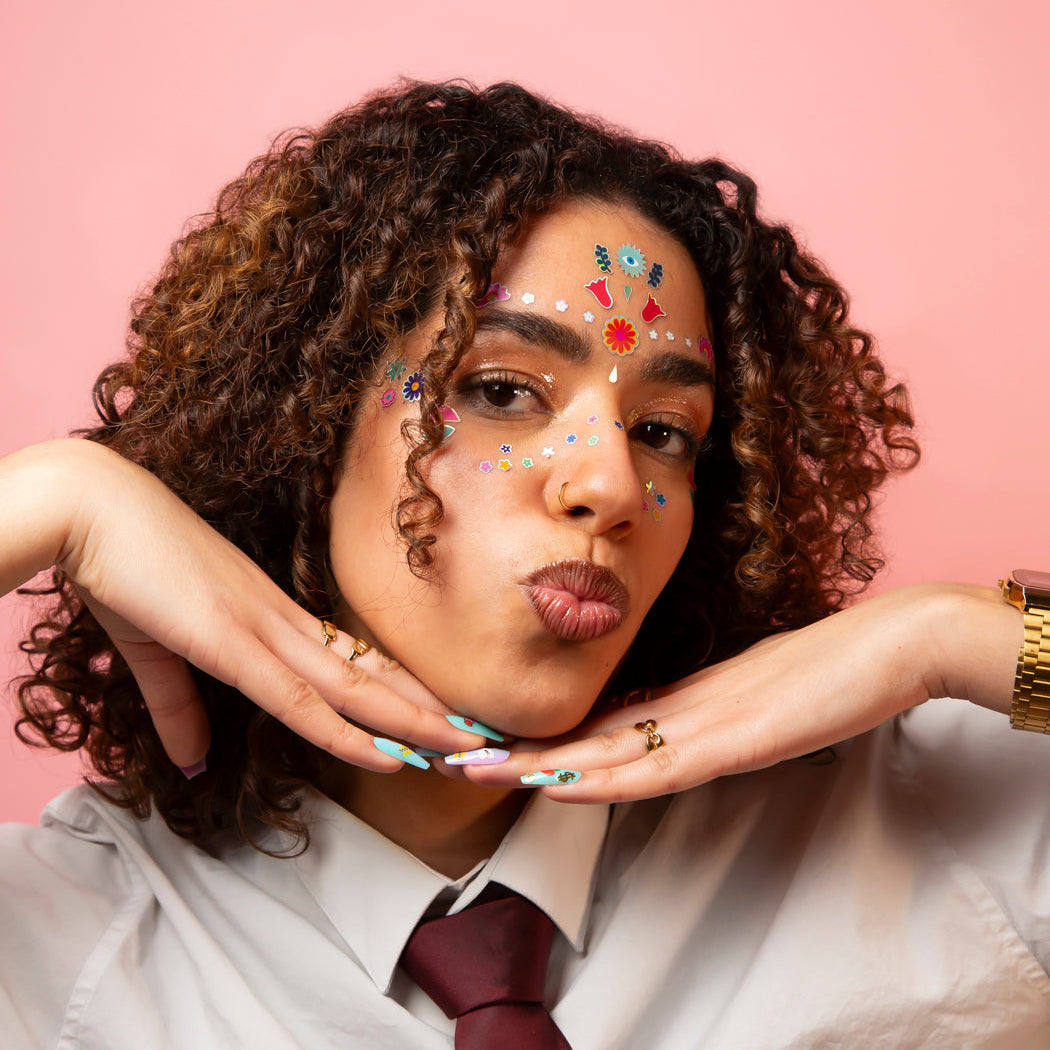 Flower - Face Stickers
