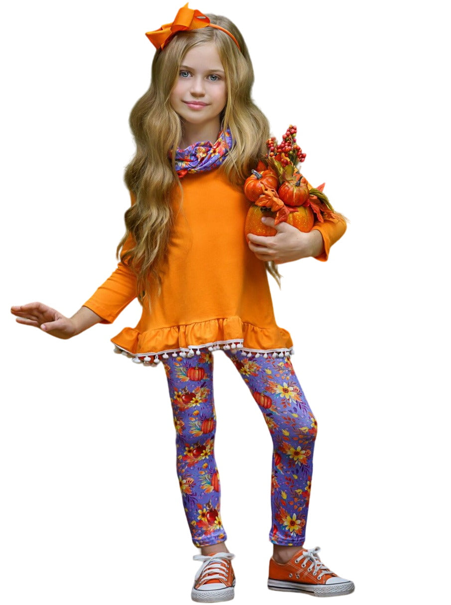 Carve Out Some Fun Tunic, Legging And Scarf Set