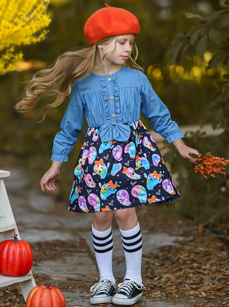 That's The Spirit Chambray Bodice Ghost Dress