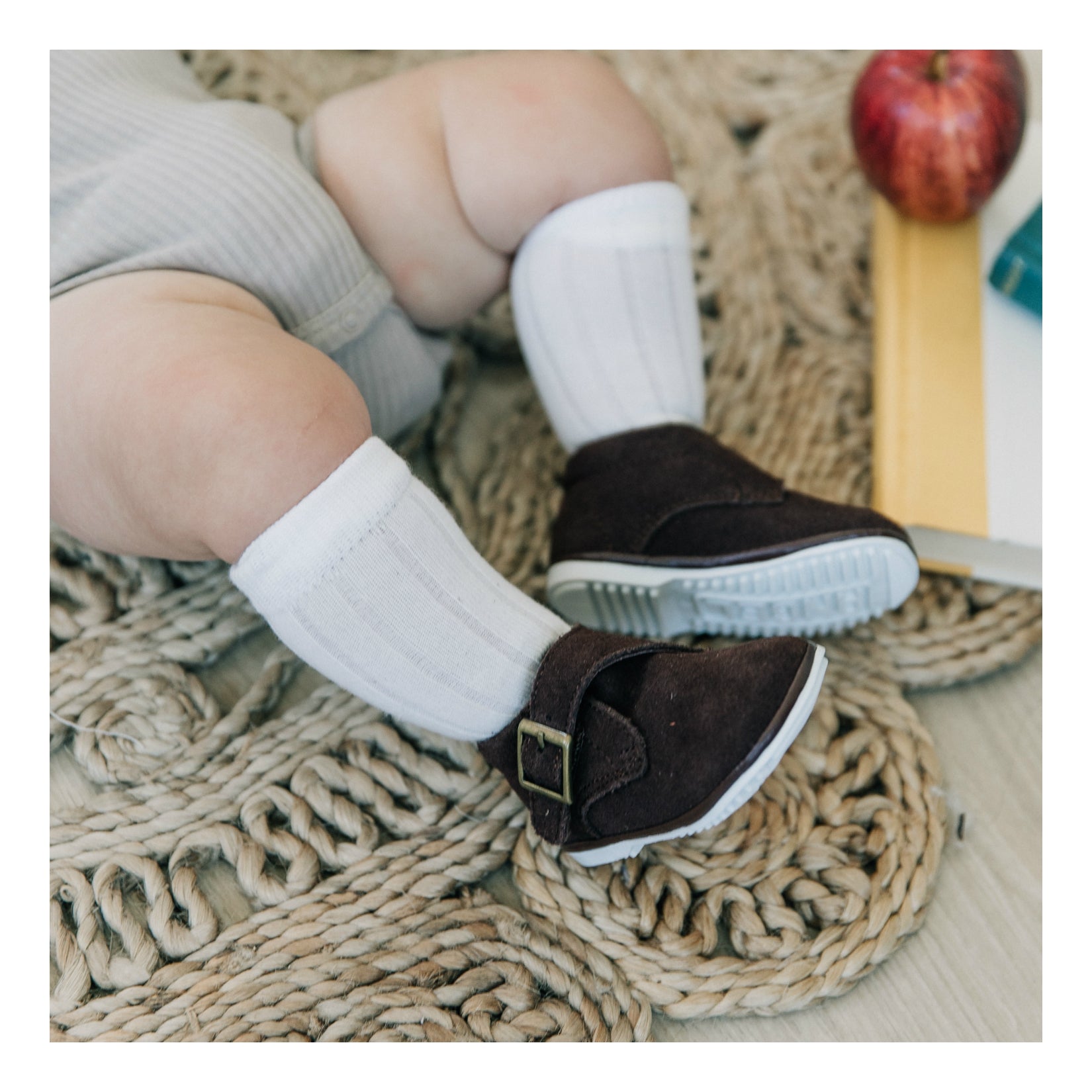 Finch Boy's Buckled Leather Boot (baby)
