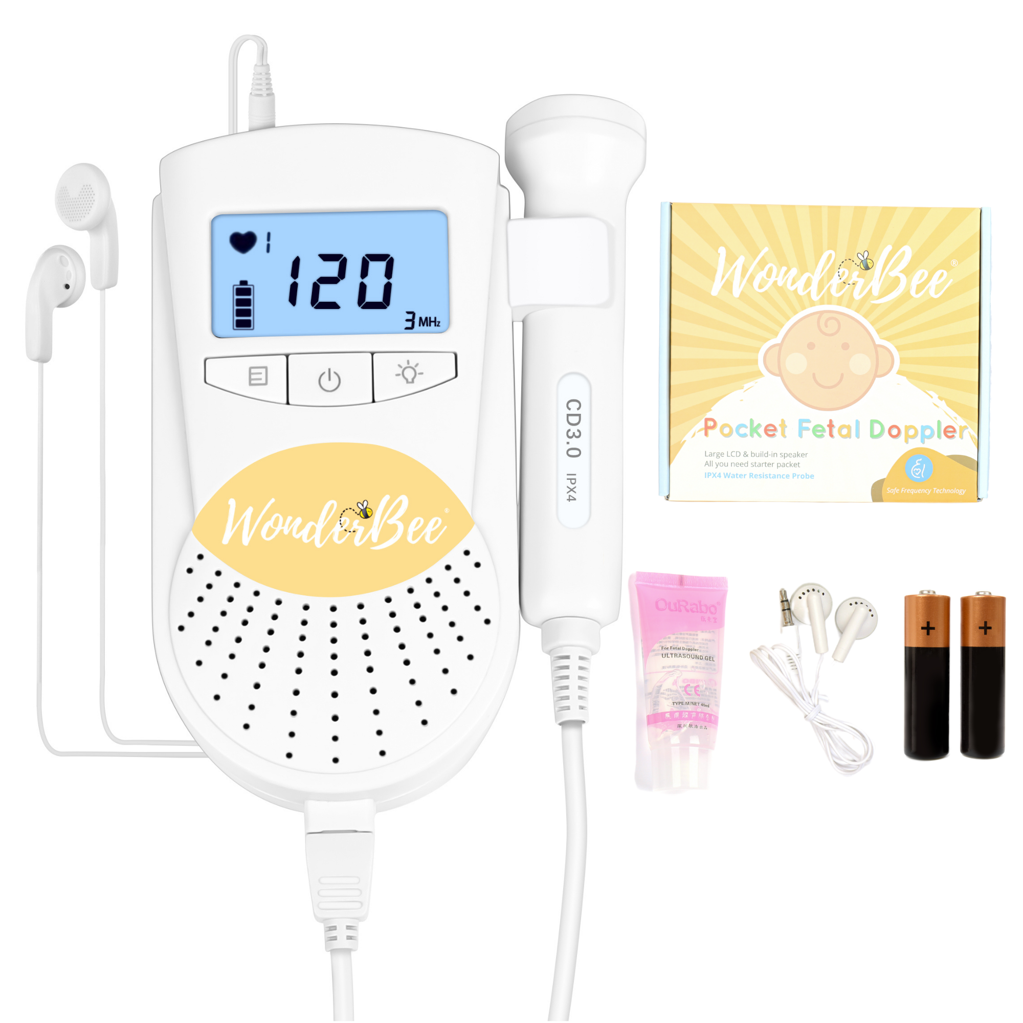 Wonderbee™ Pocket Fetal Doppler