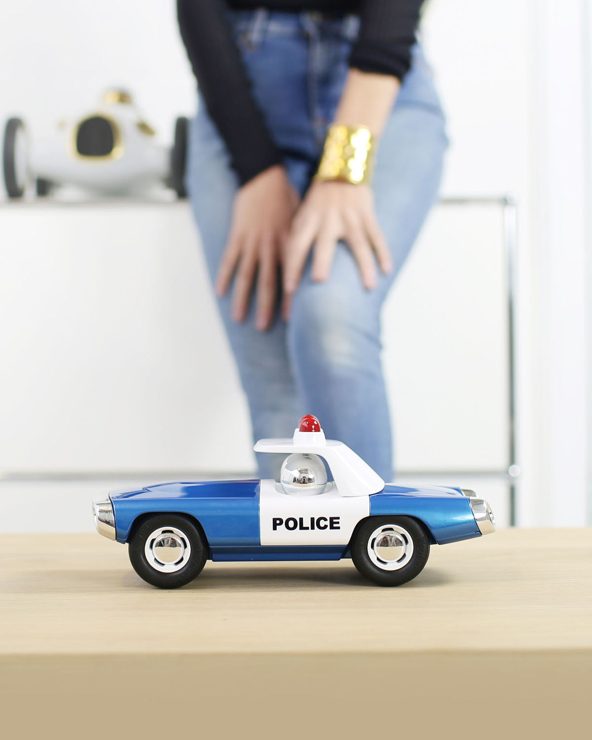 Car Maverick Heat Police Blue