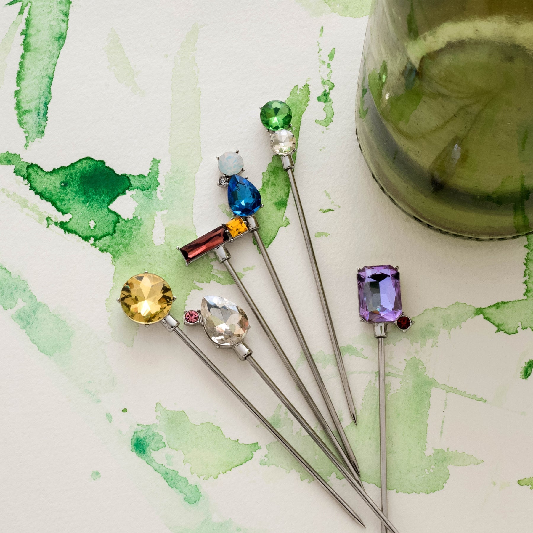 Jeweled Cocktail Picks