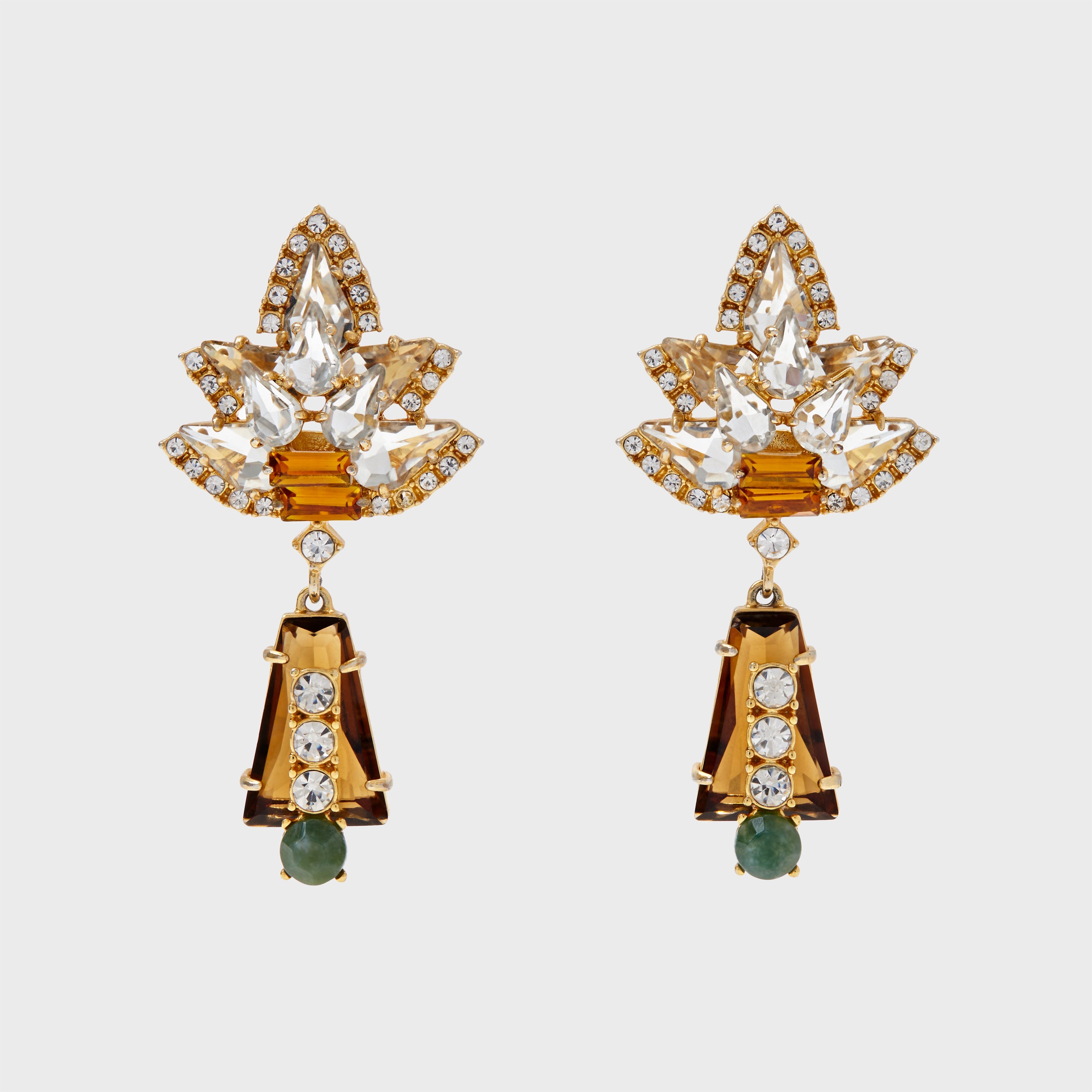 Starburst Earrings, Topaz