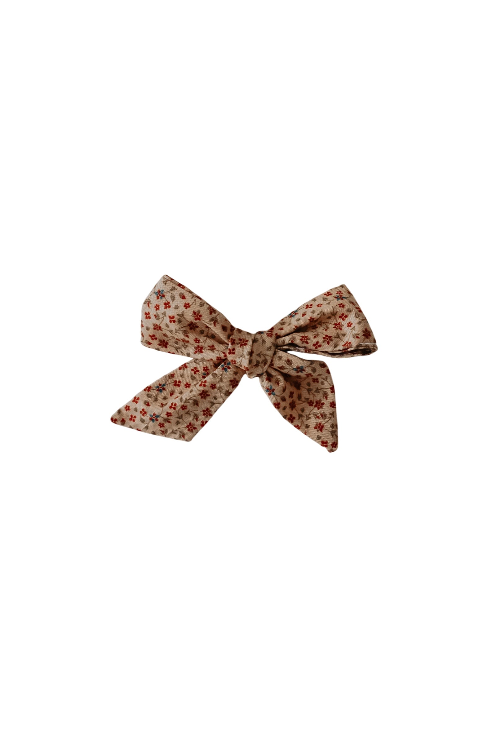 Poinsettia Bow Clips