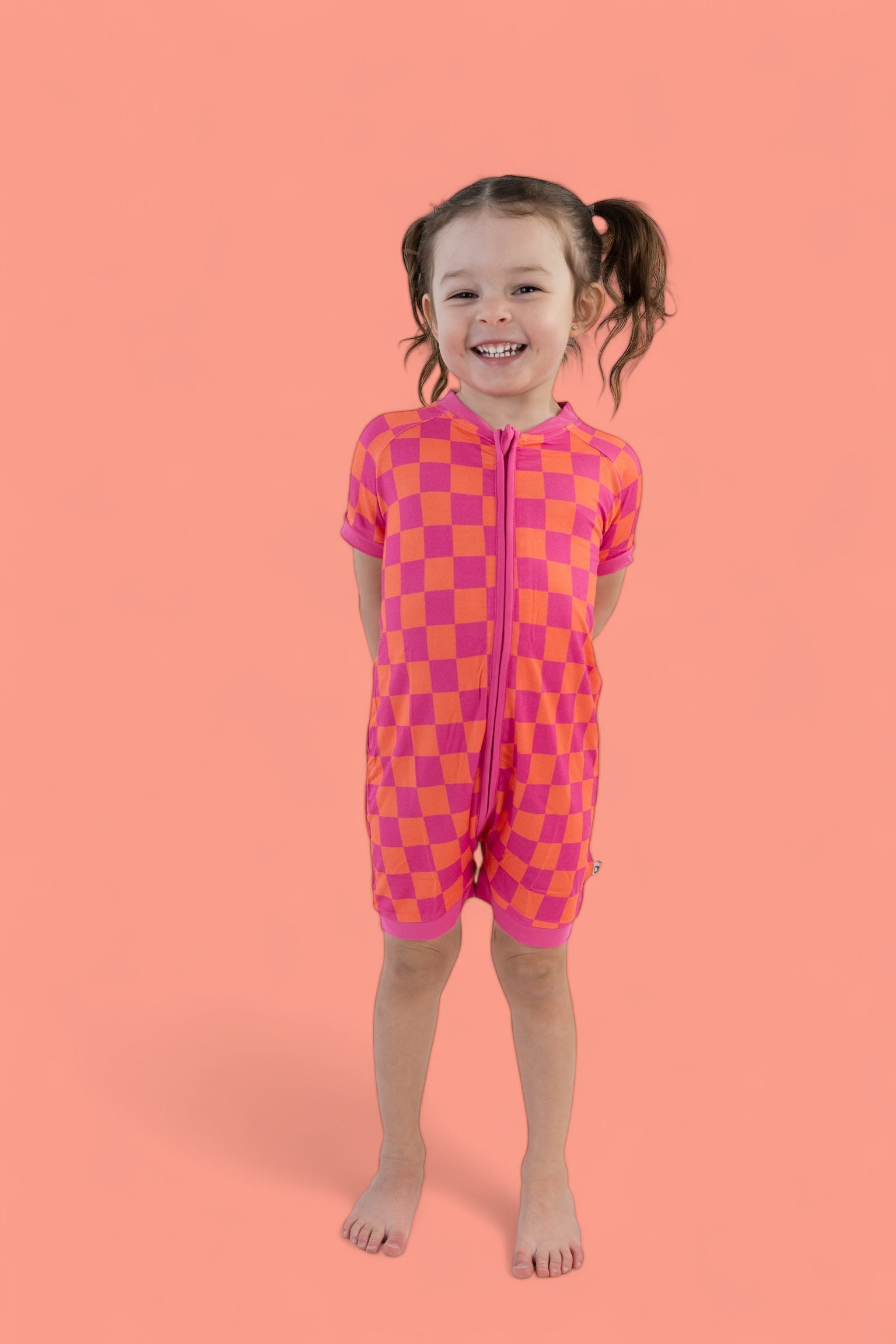 Neon Dreams Checkers Dream Shortie
