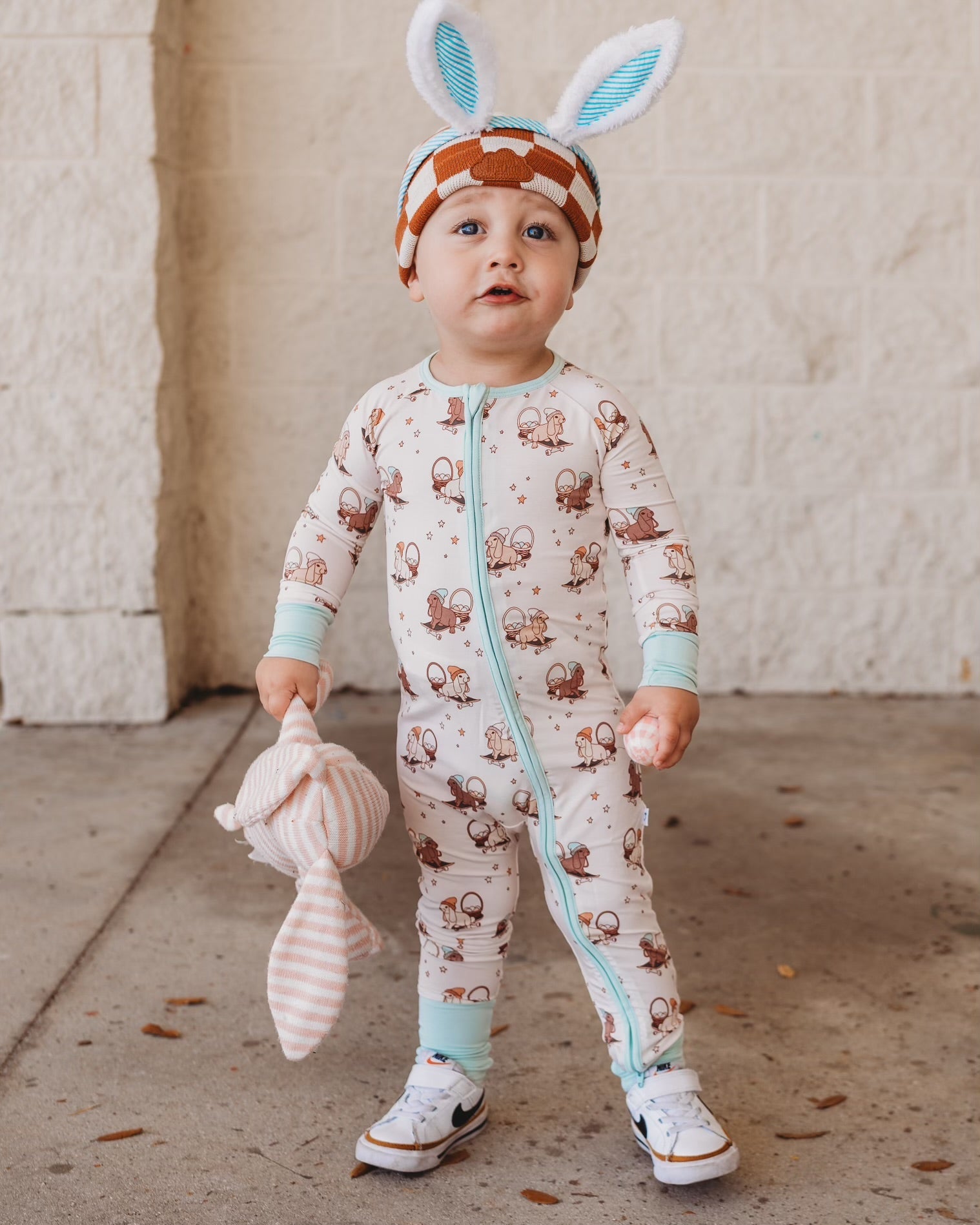 Skating Egg Hunt Dream Romper