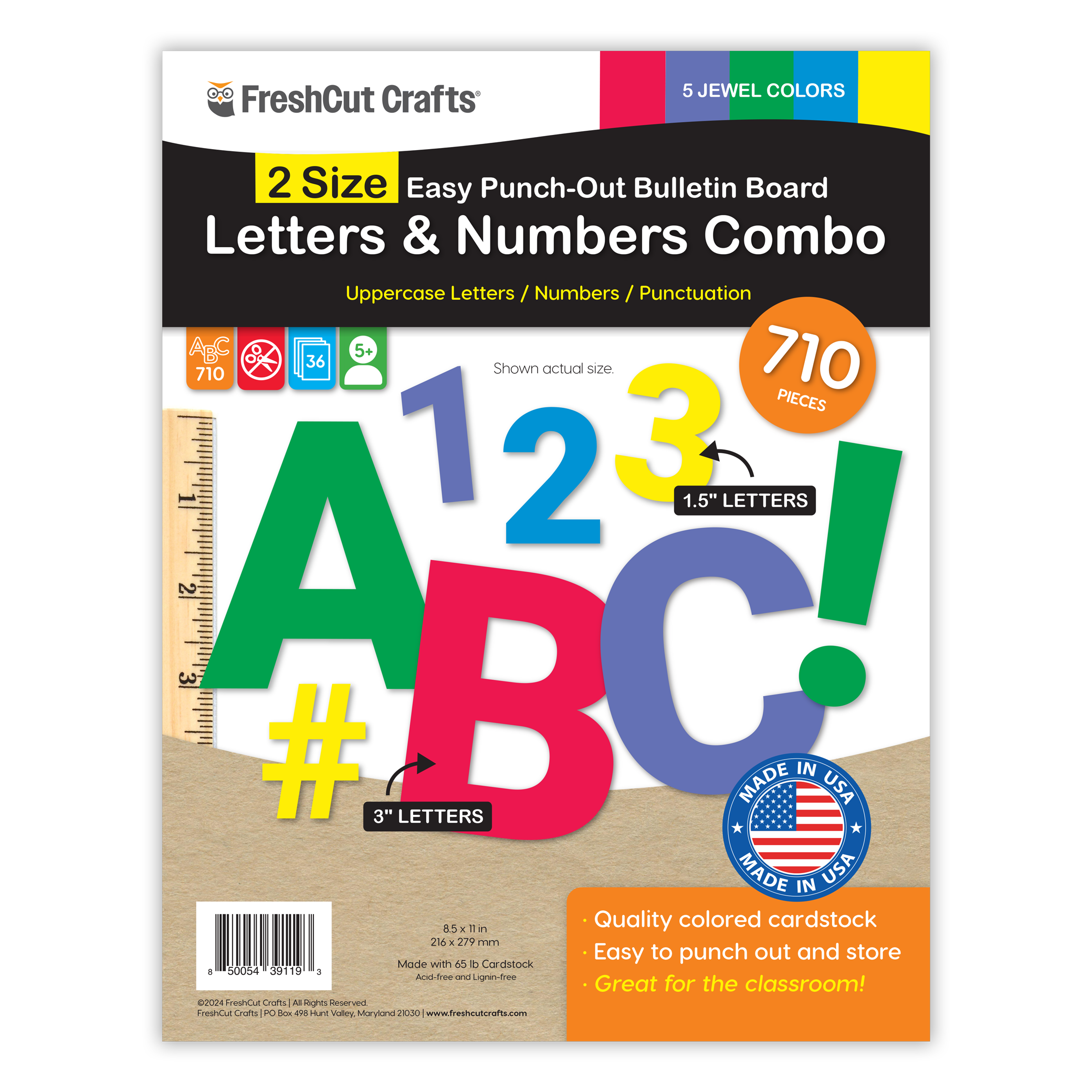 Bulletin Board Letters Combo – 2 Sizes