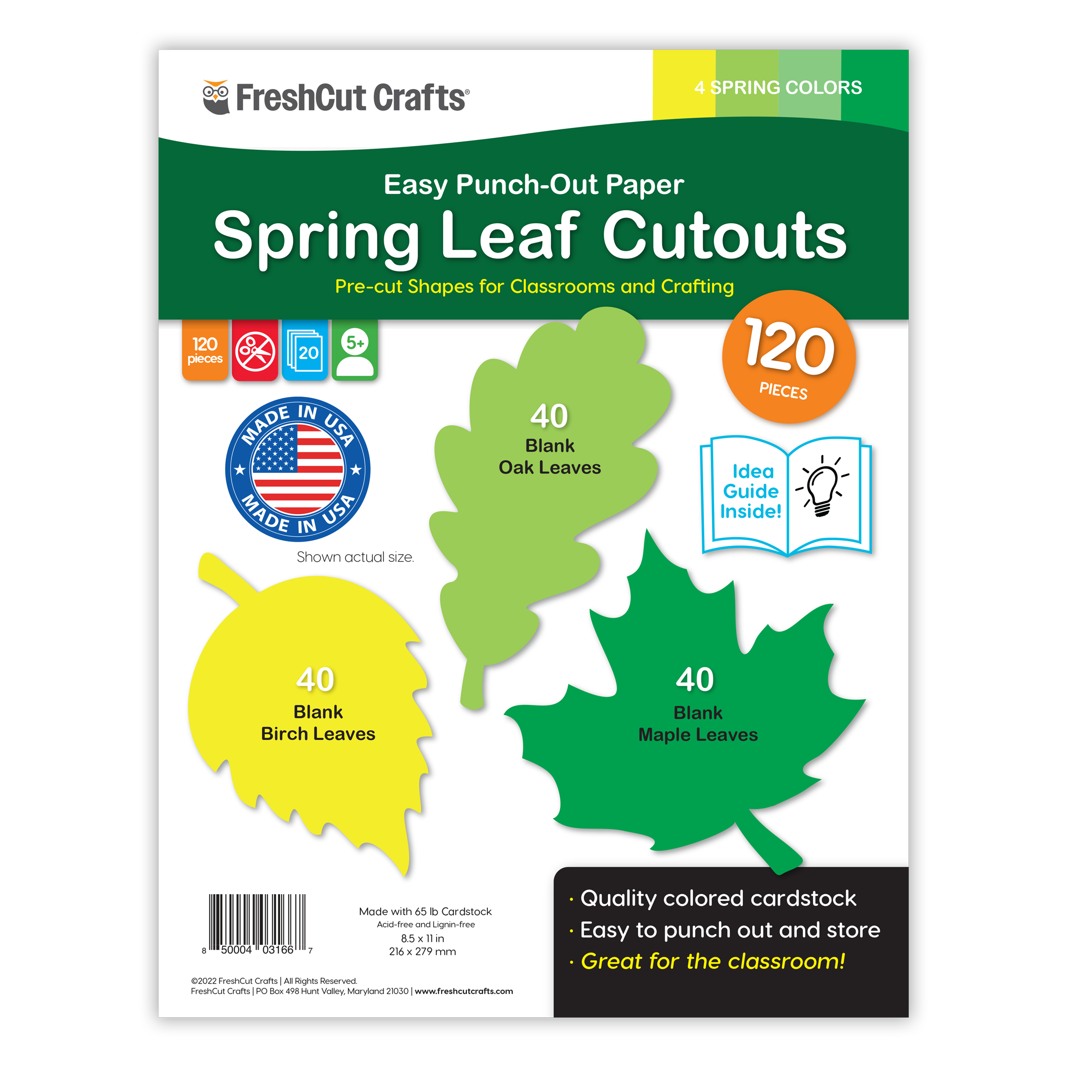 Spring Leaf Cutouts