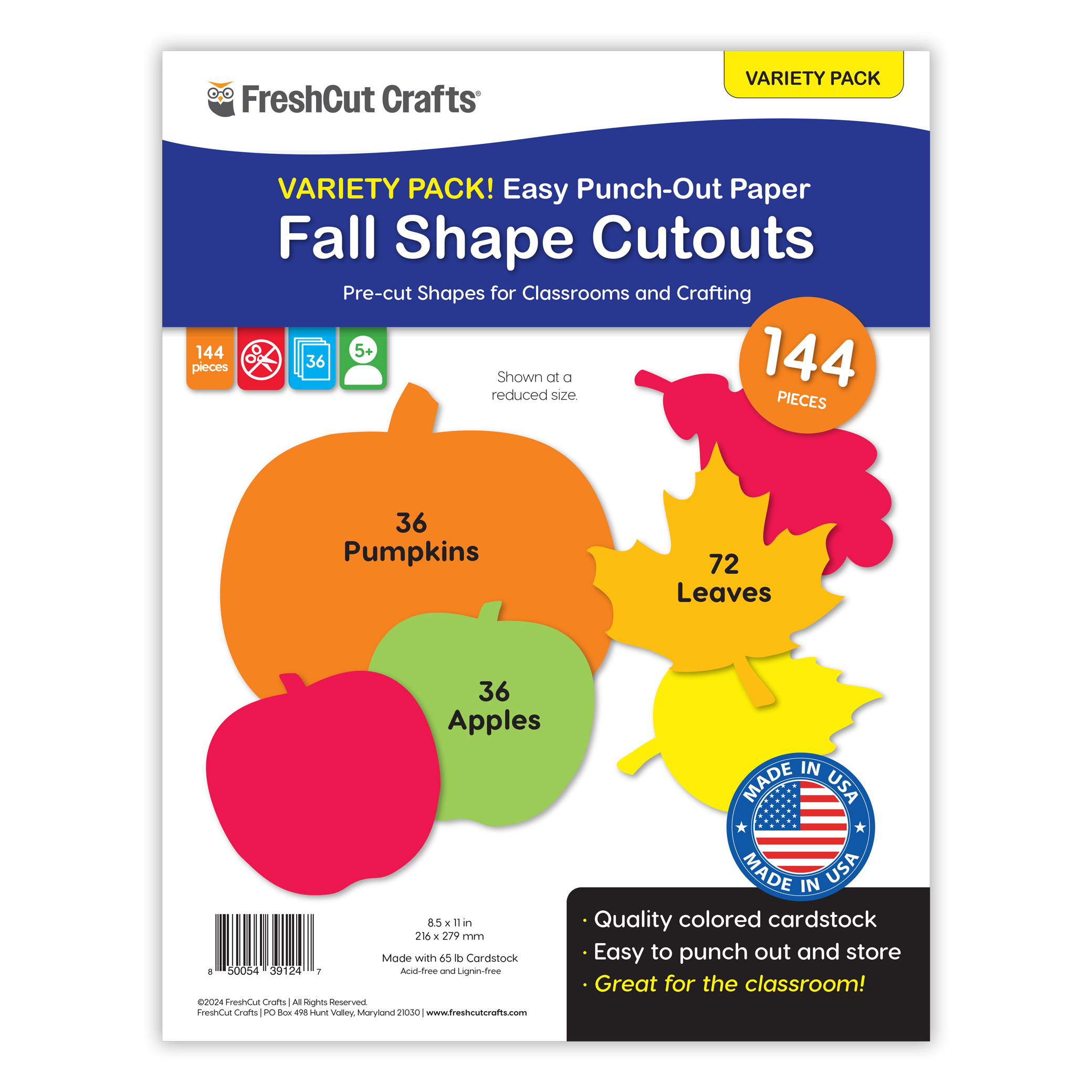 Fall Shape Cutouts