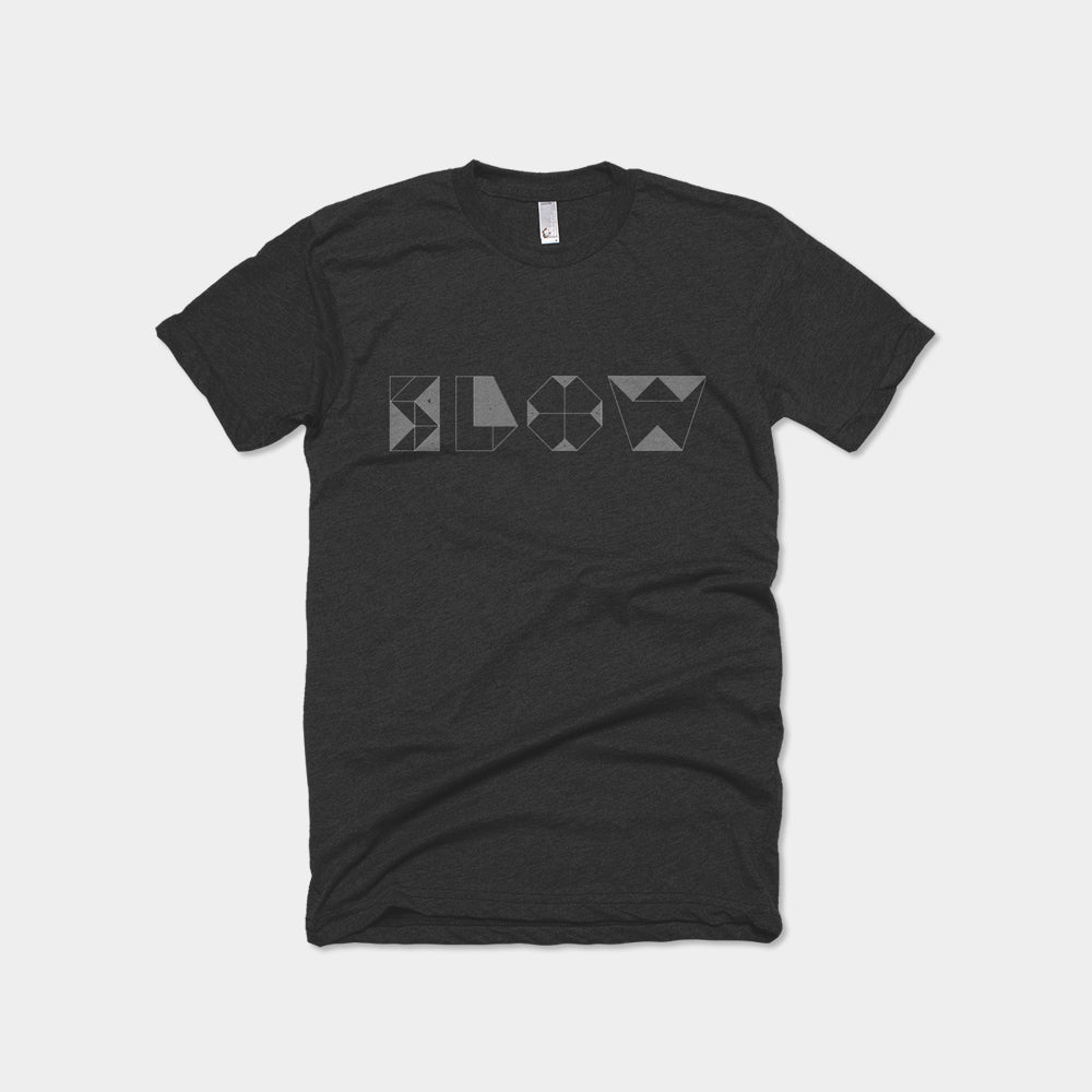 Origami Tee, Charcoal