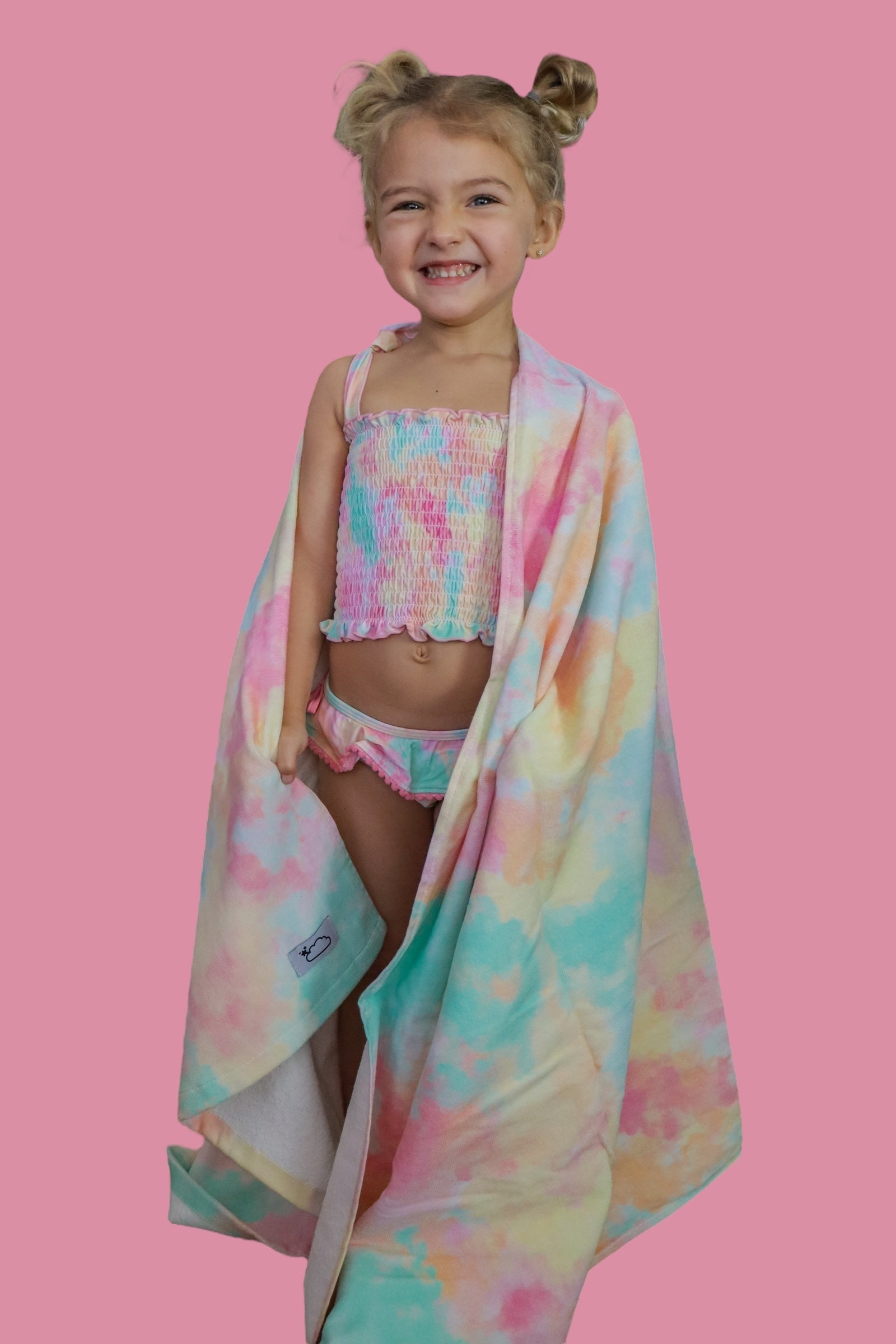 Rainbow Clouds Dream Towel