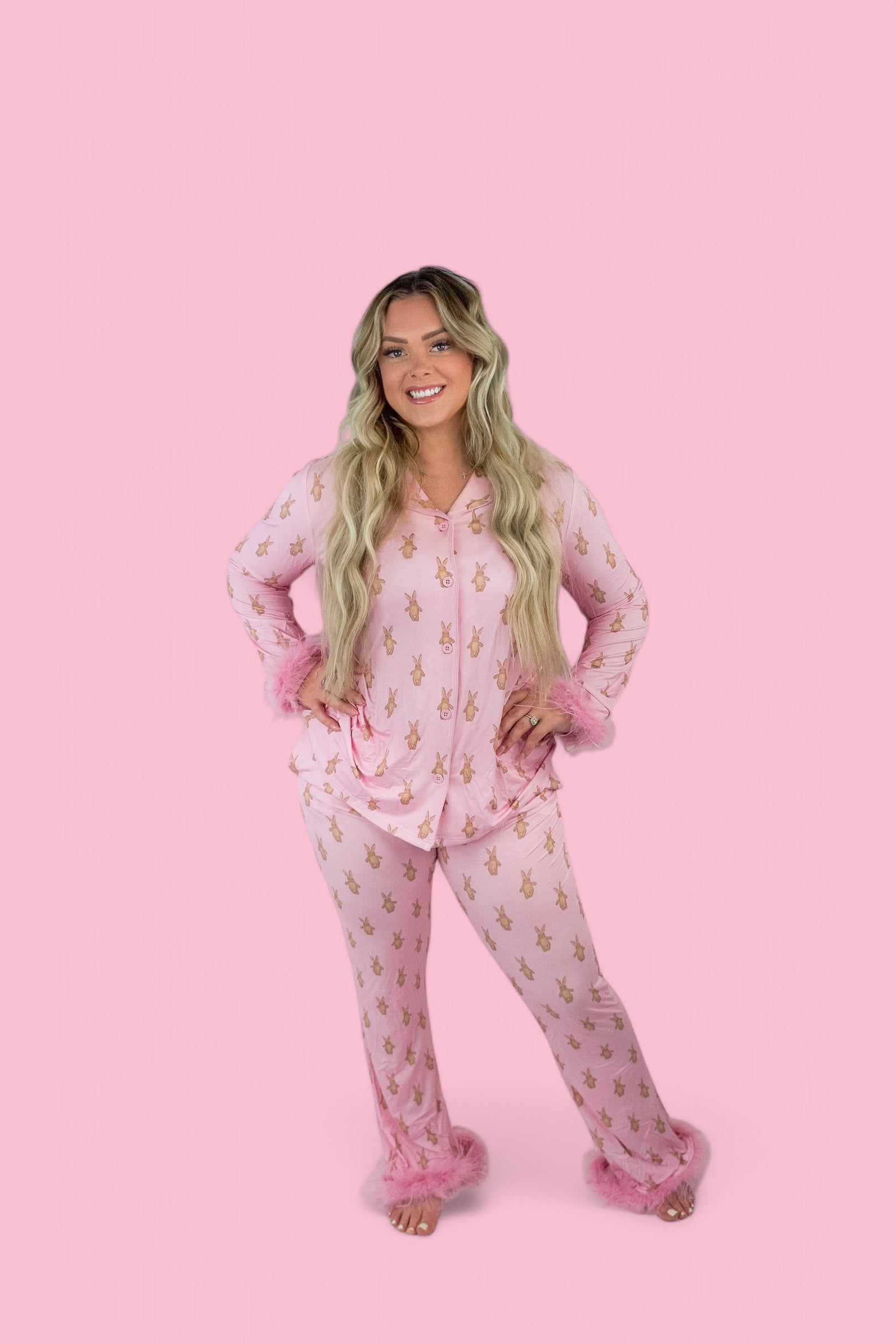 Blushin' Bunnies Women's Feather Dream Set