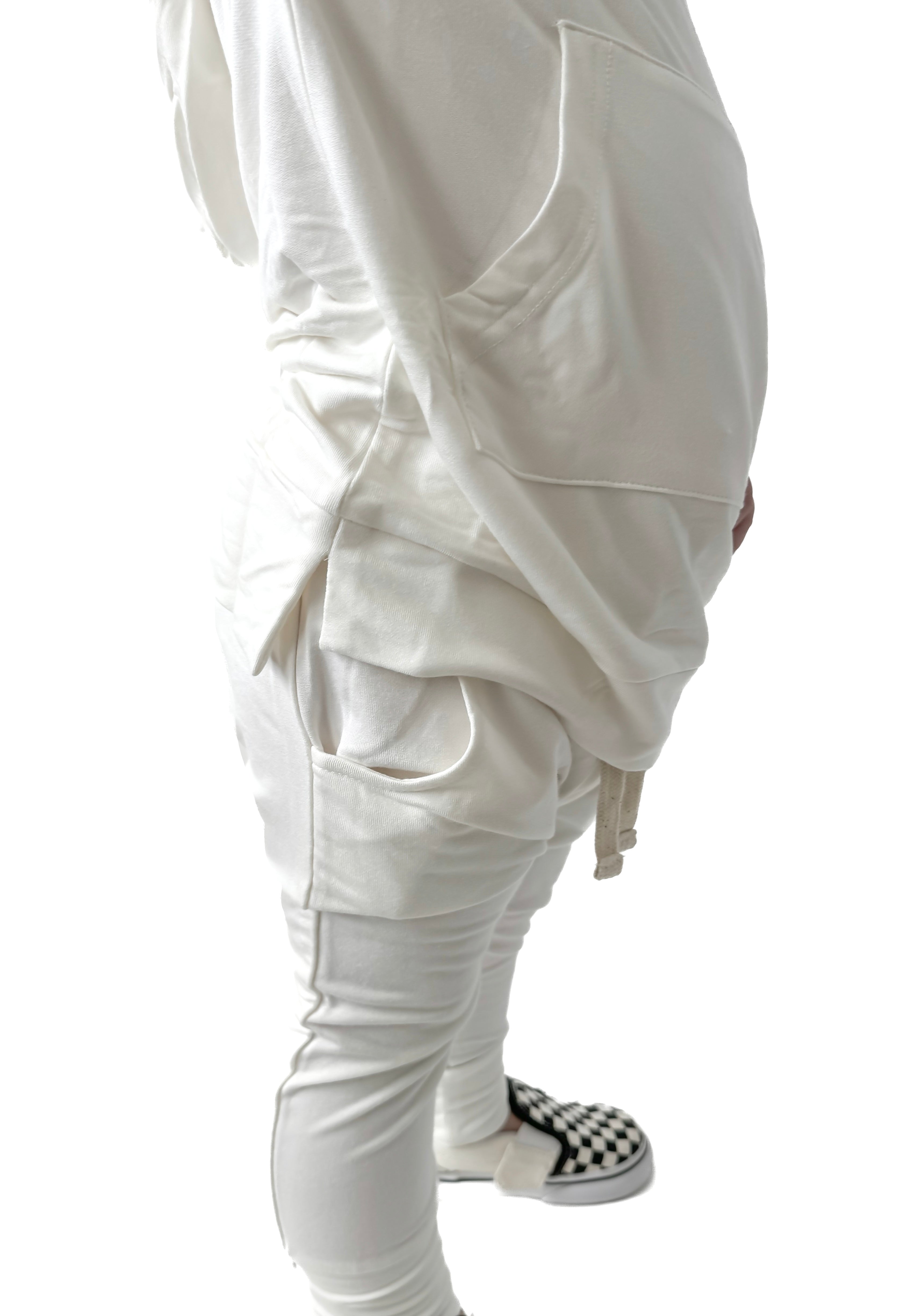 Bamboo Short Sleeve Hoodie - Coconut