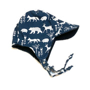 Pilot Bonnet In Organic Arctic Animals
