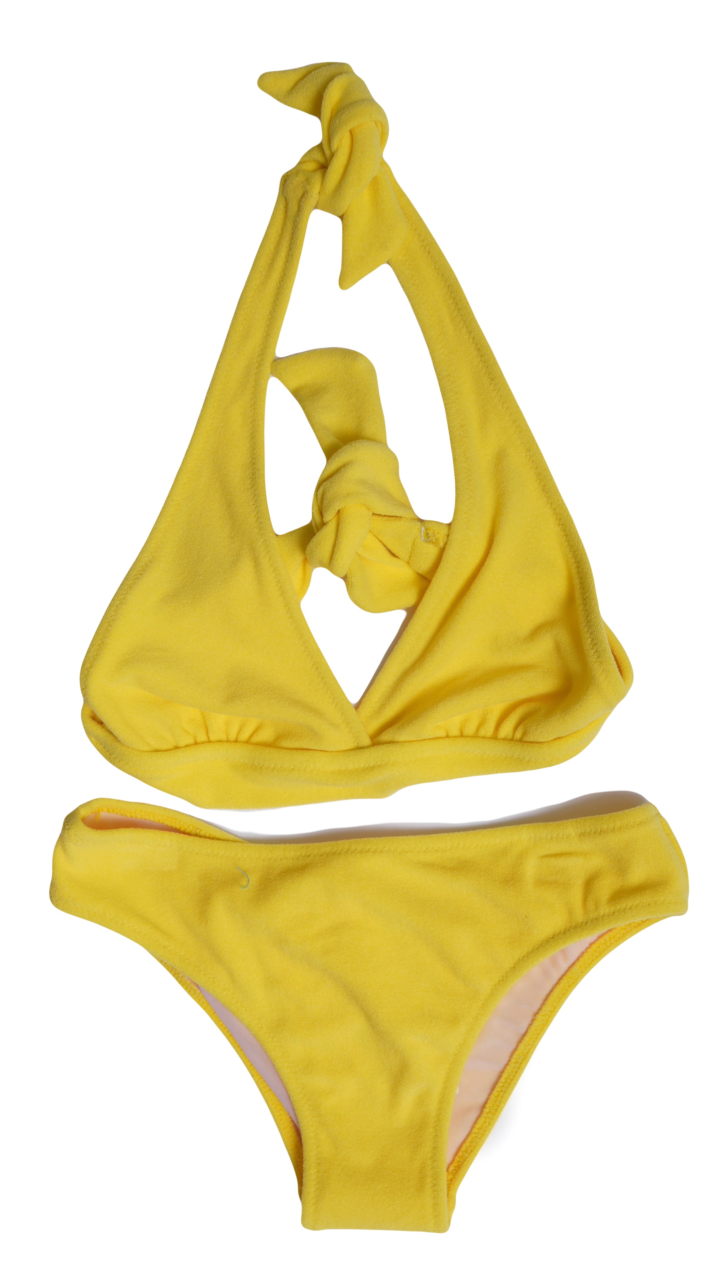 Febe Yellow Terry Bikini