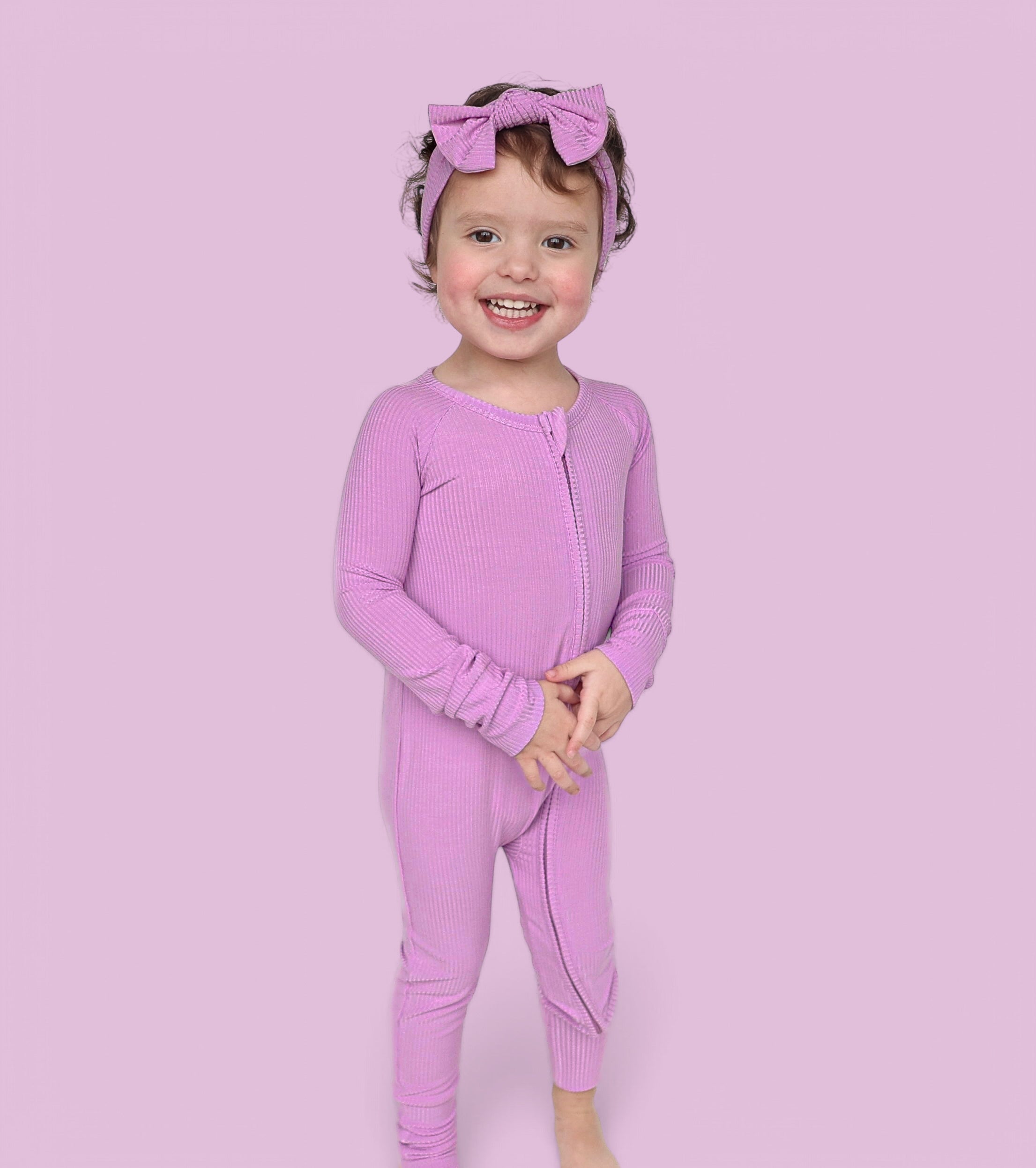 Forever Lilac Rib Dream Romper