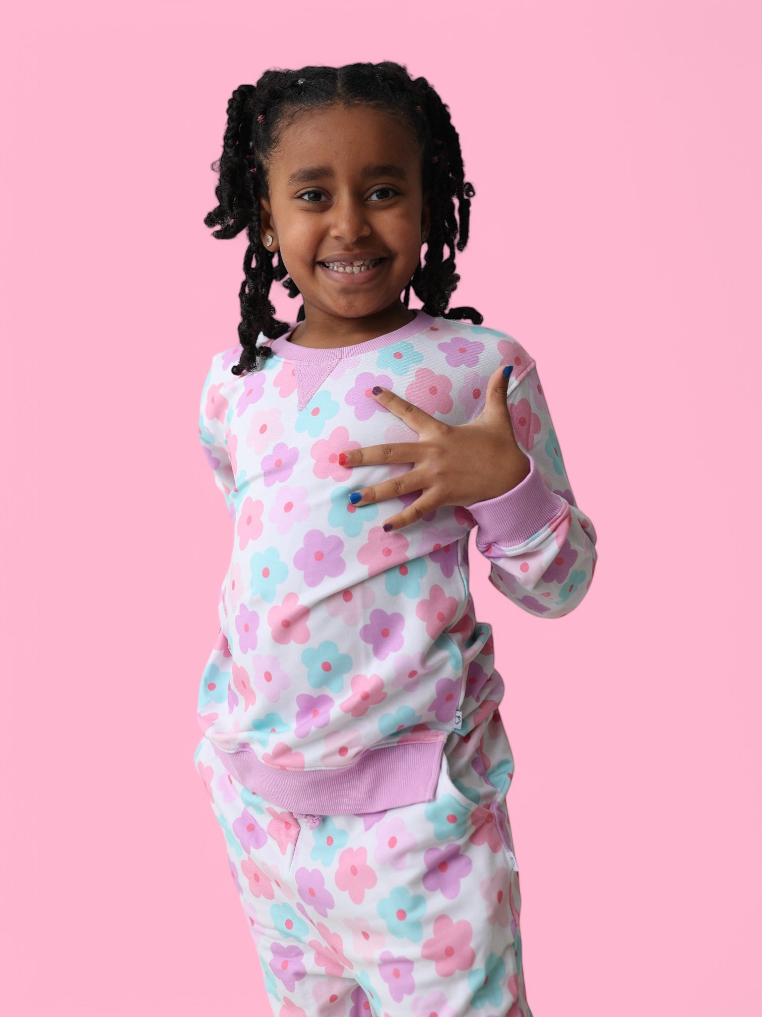 Violet Fields Dream Pullover