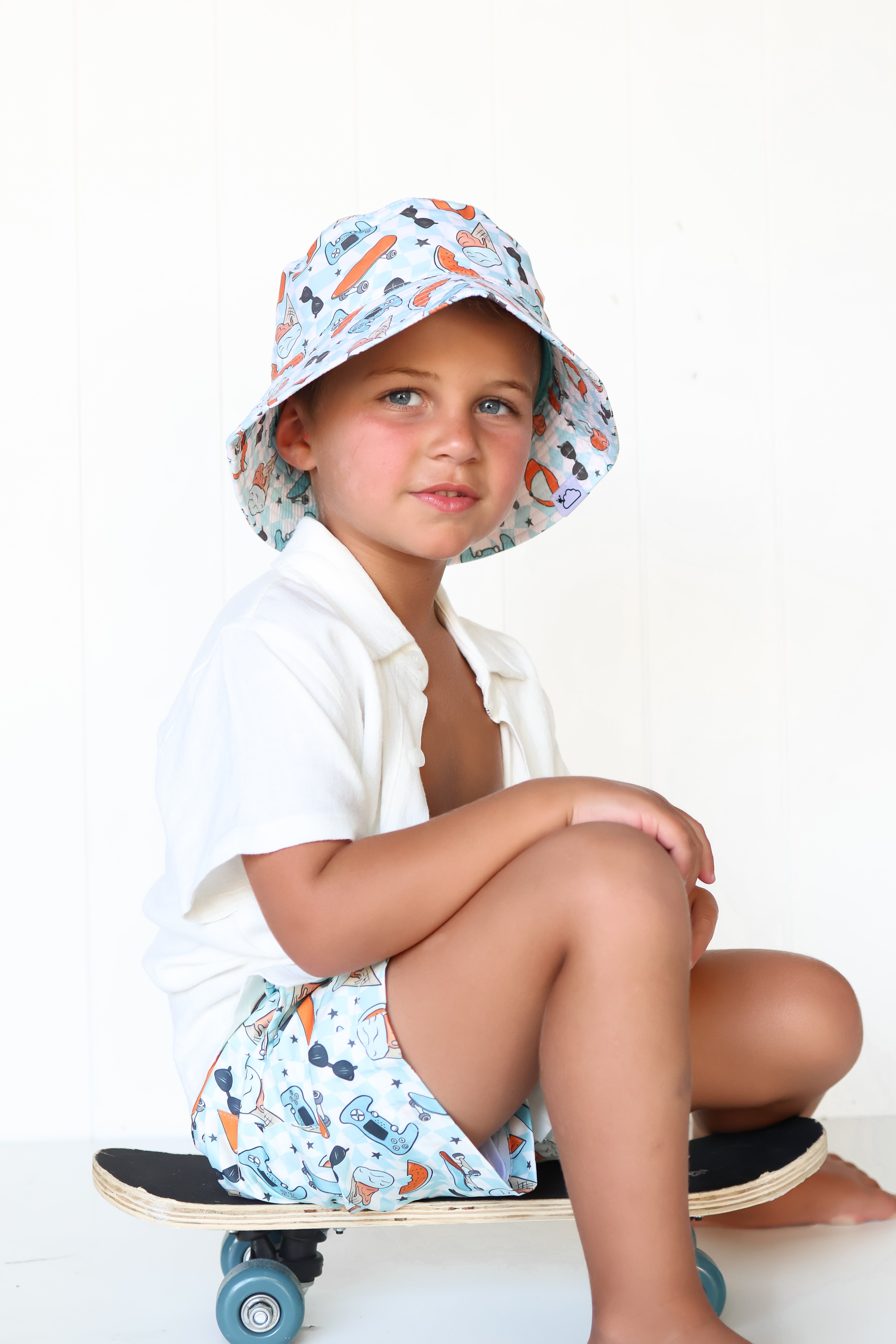 Waves + Shades Dream Swim Trunks