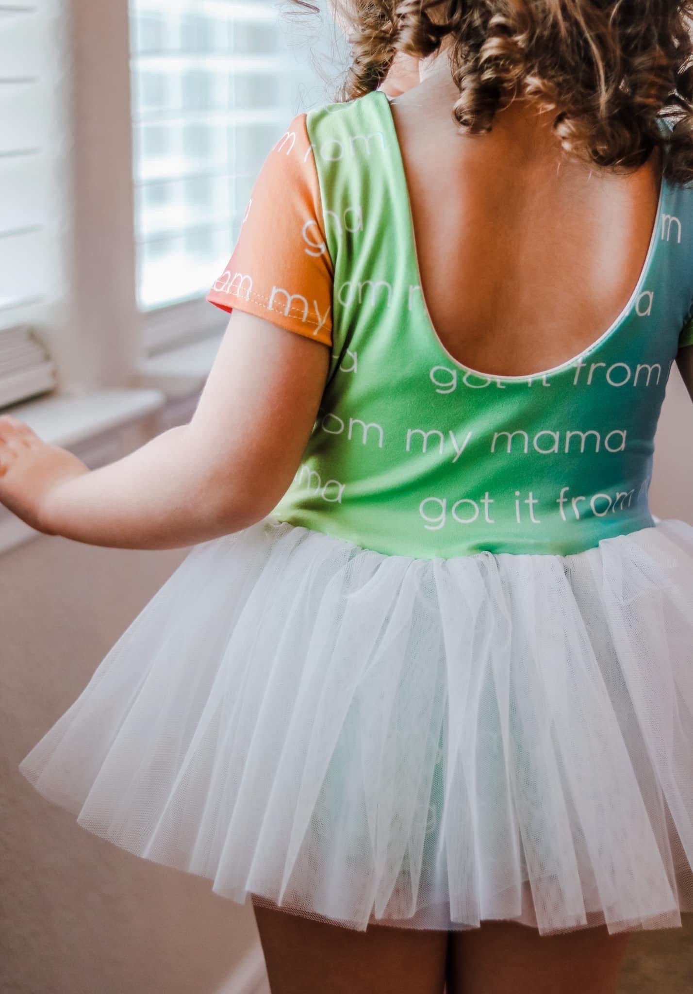 Personalized Tutude - Color Background