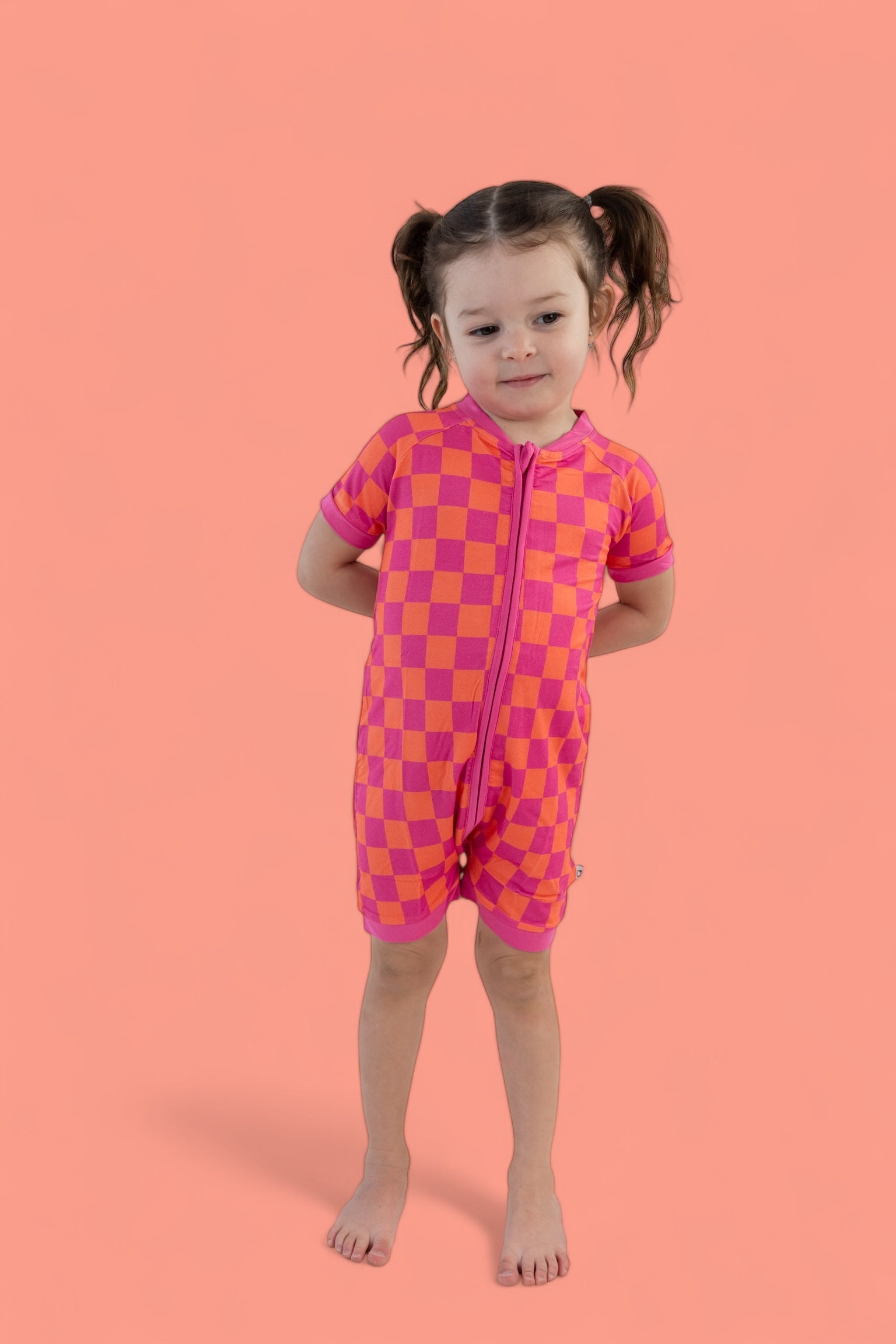 Neon Dreams Checkers Dream Shortie