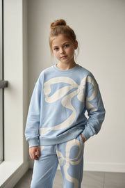 Tweenstyle By Stoopher - Oversized Bow Sweatsuit