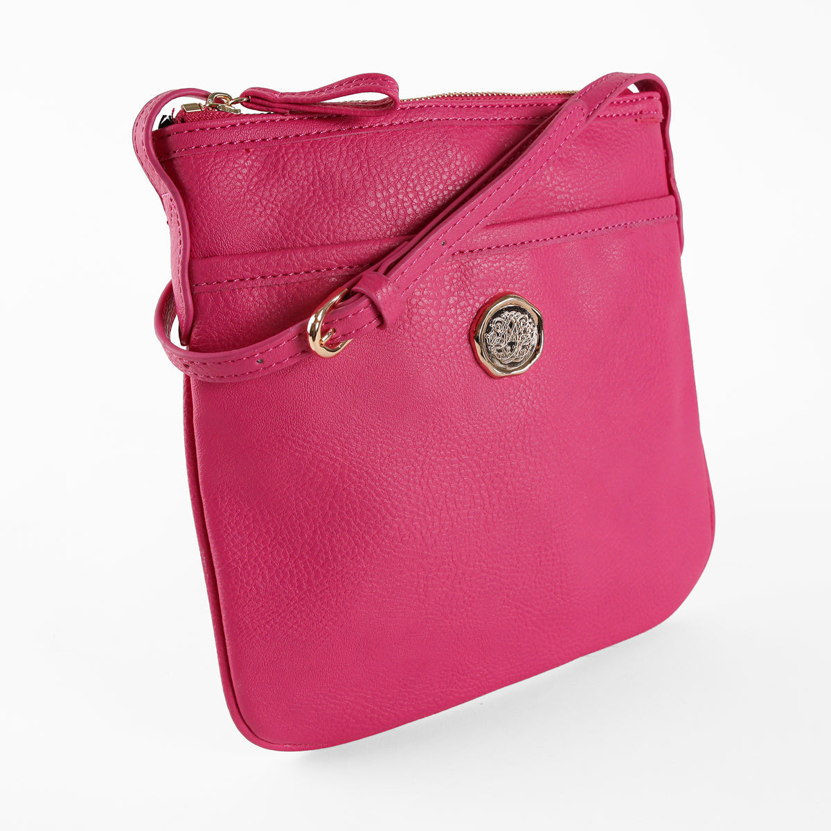 Raspberry Pink Crossbody Bag