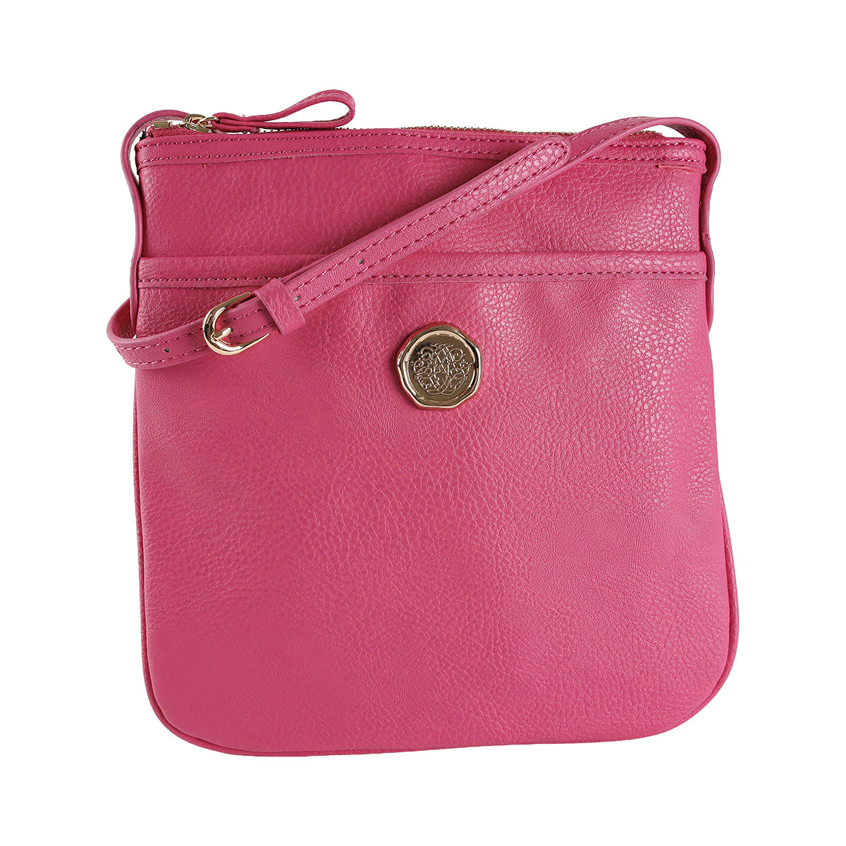 Raspberry Pink Crossbody Bag