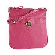 Raspberry Pink Crossbody Bag