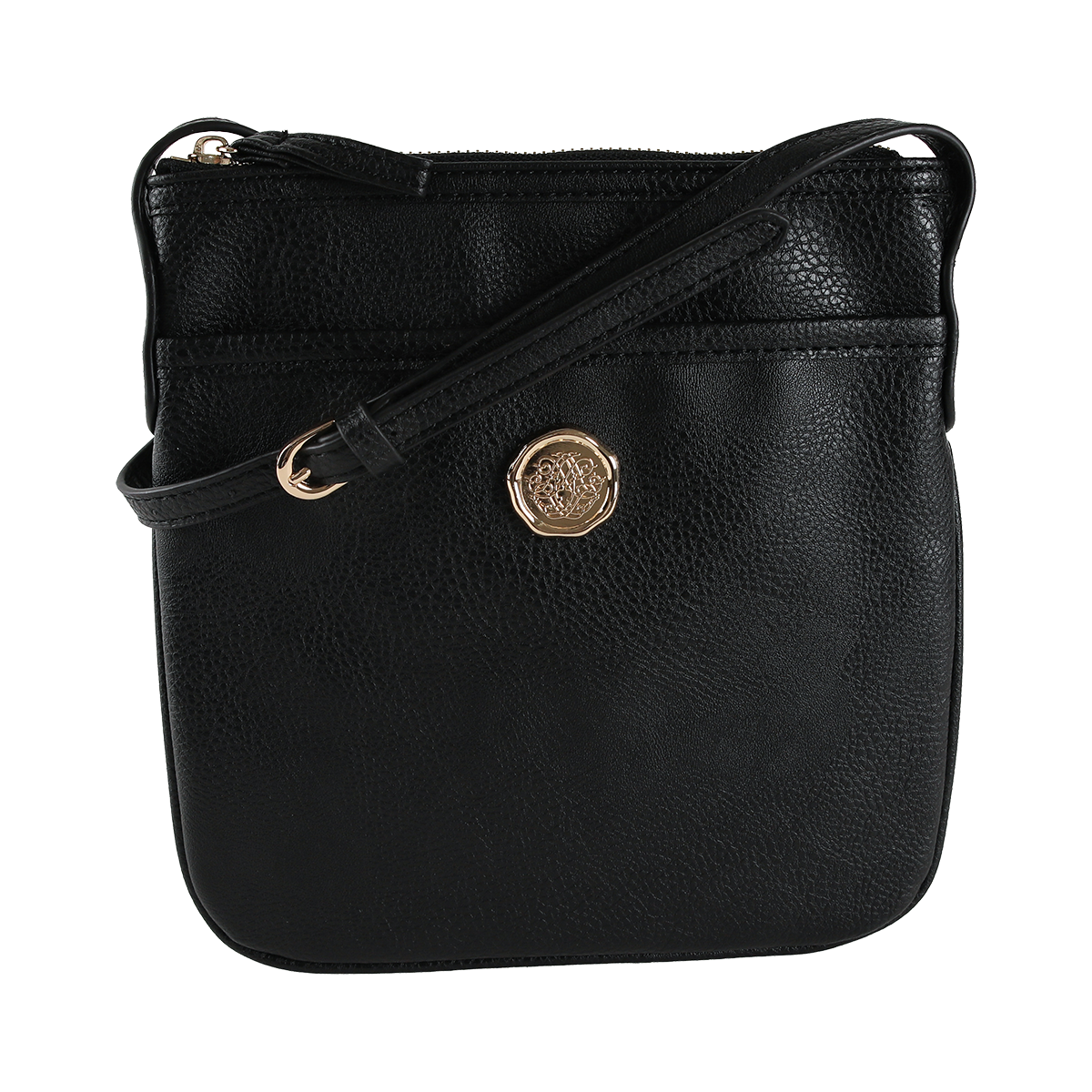 Onyx Black Crossbody Bag