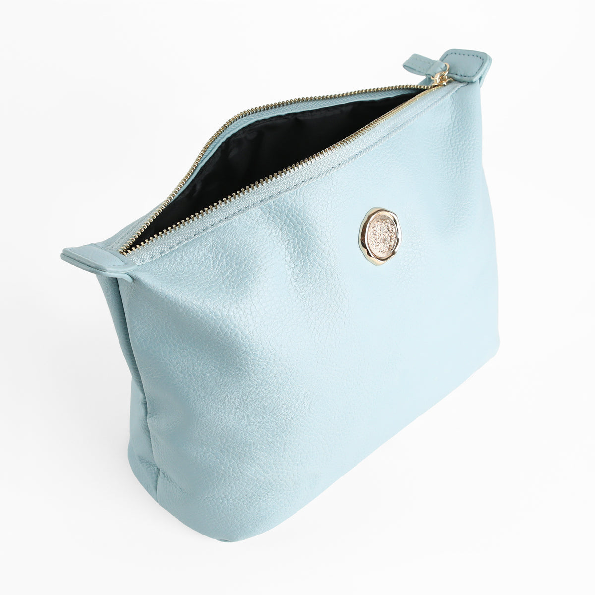 Beach Glass Blue Large Cosmetic Bag