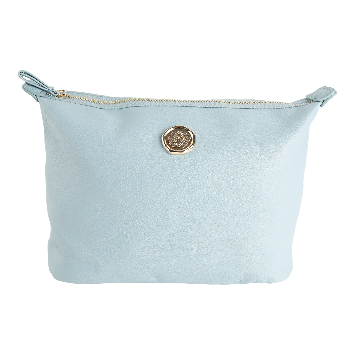 Beach Glass Blue Large Cosmetic Bag