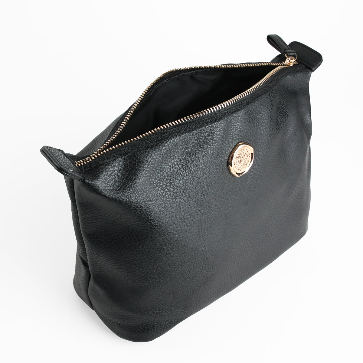 Onyx Black Large Cosmetic Bag