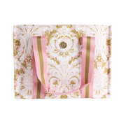 Pink Damask Tote Bag