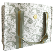 Green Climbing Rose Tote Bag
