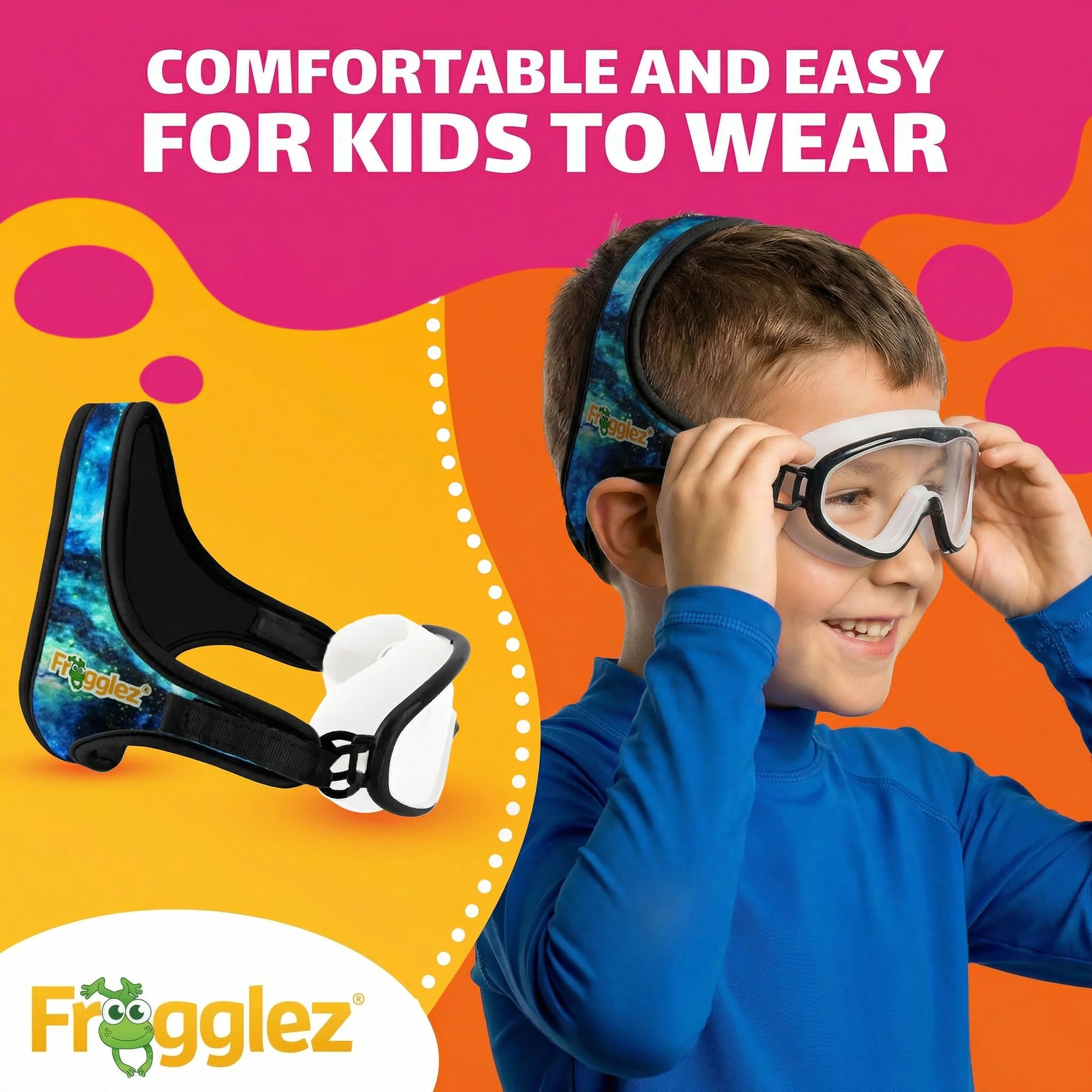 Blue Galaxiez Navigatorz Half Mask Ages 4-10