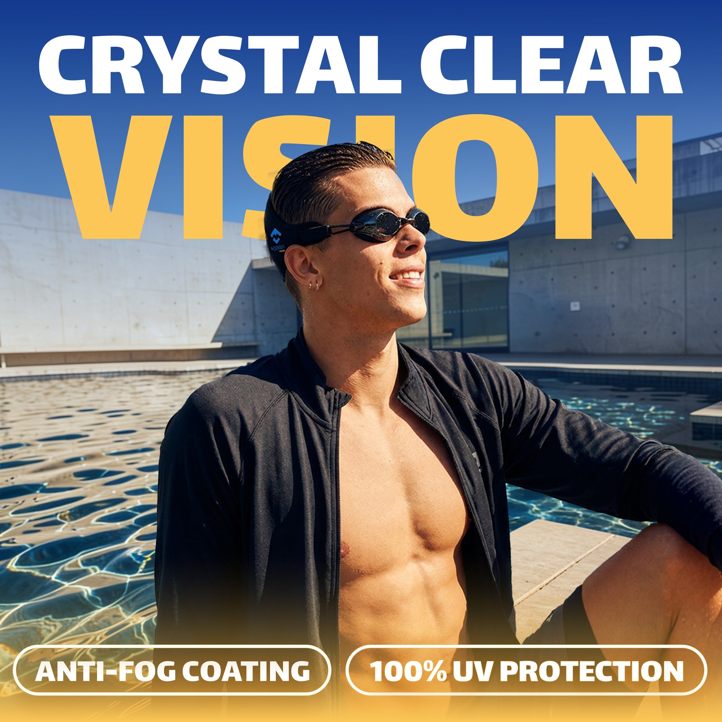 Black Masterz By Frogglez Adult/teen Swim Goggles