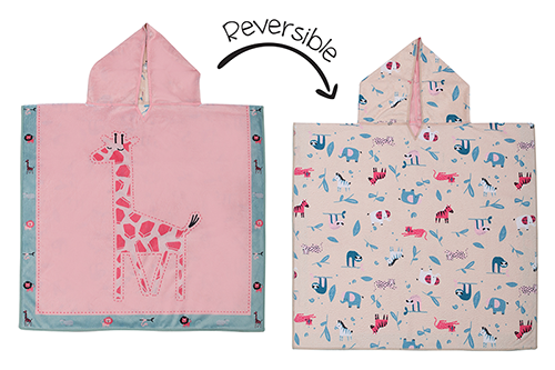 Toddler/kids Reversible Cover Up - Giraffe | Zoo