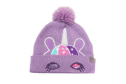 Toddler/kids Knitted Beanie - Unicorn