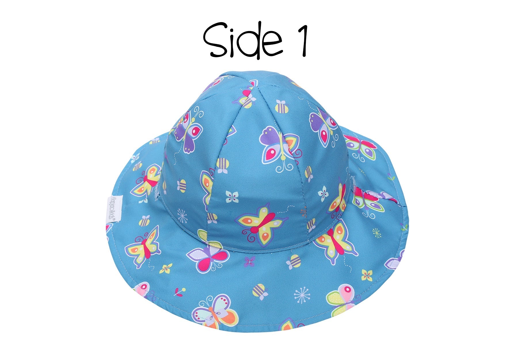 Baby/kids Reversible Patterned Sun Hat - Butterfly | Floral