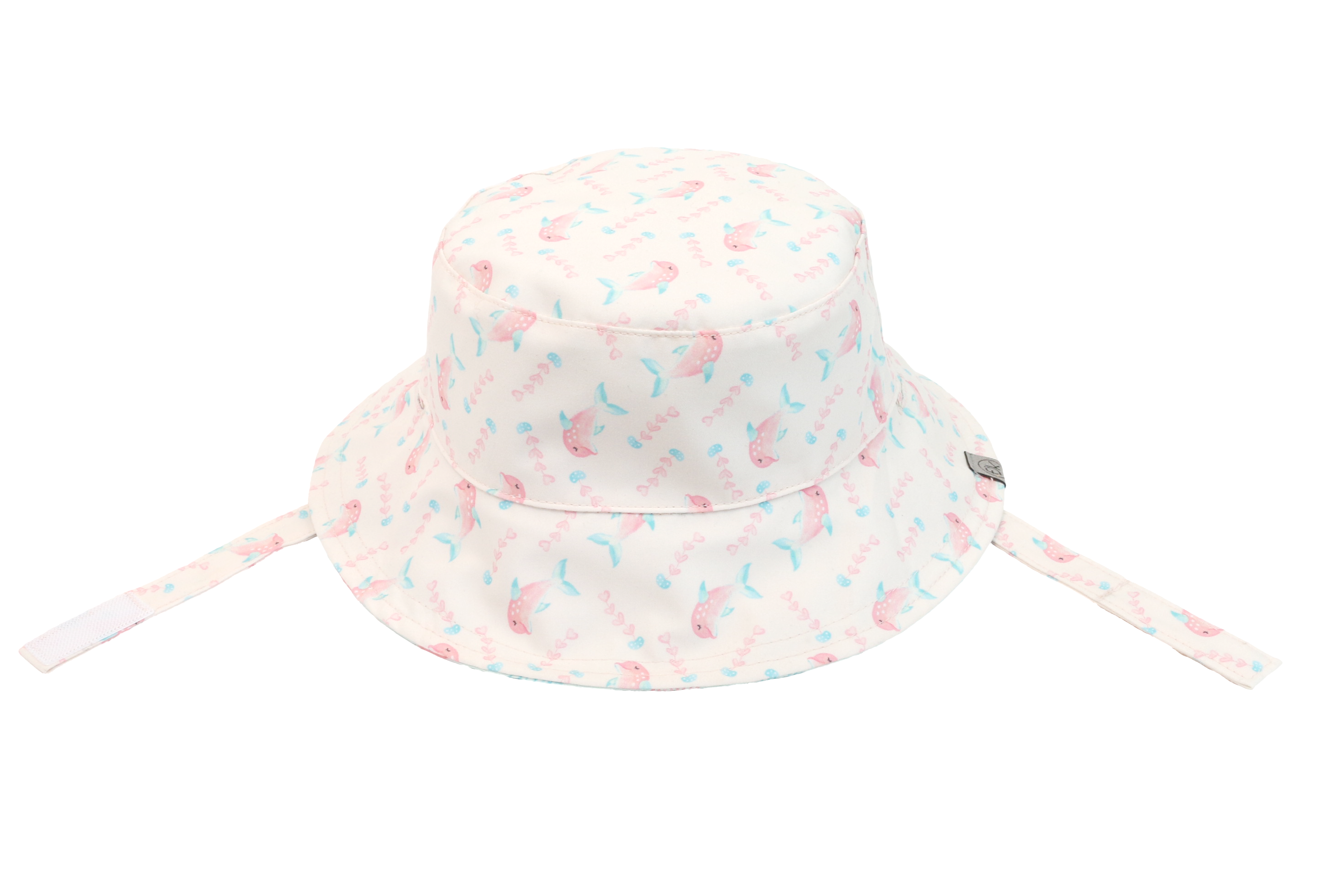 Baby/kids Reversible Patterned Sun Hat - Dolphin | Jellyfish