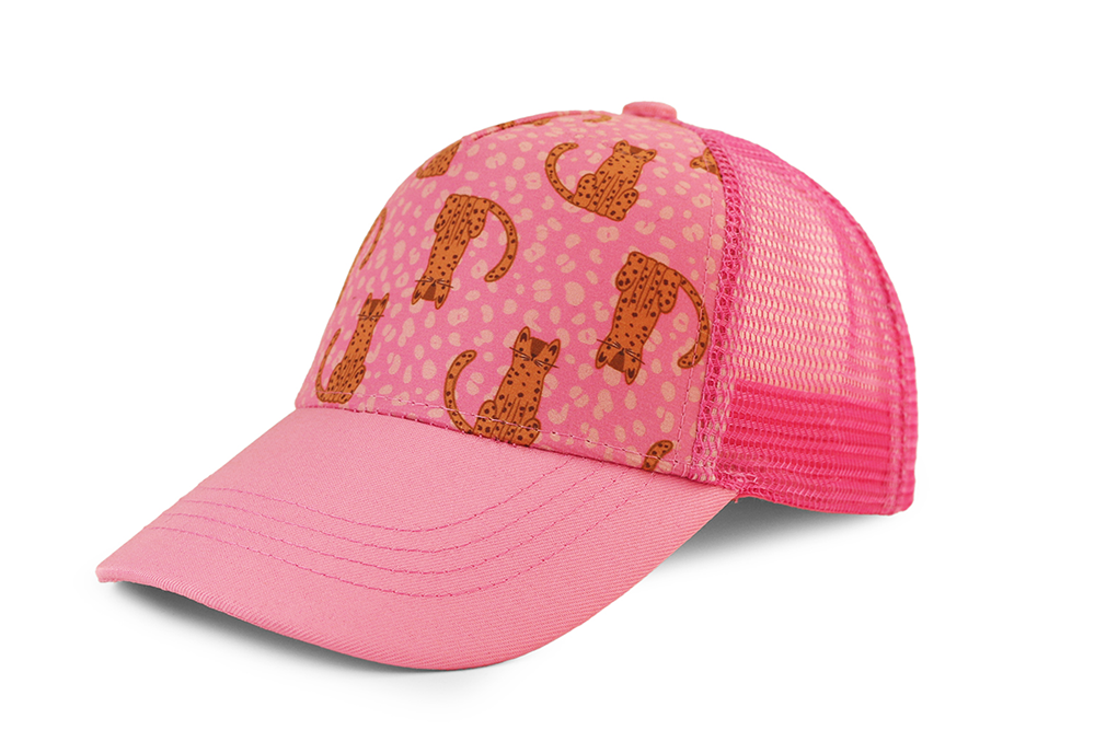 Toddler/kids Printed Ball Cap - Leopard