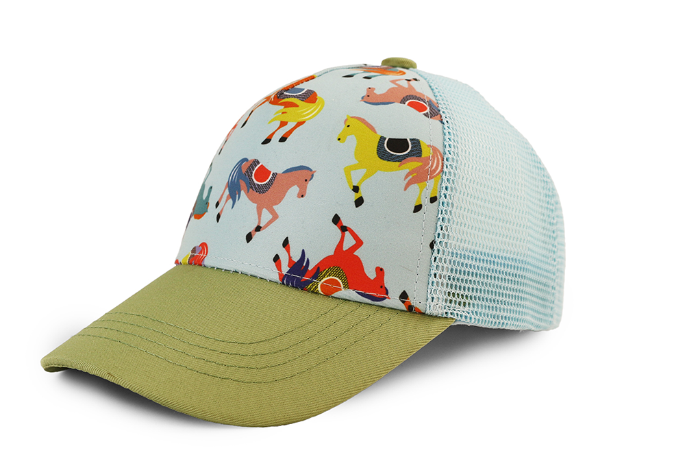 Toddler/kids Printed Ball Cap - Horses