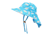 Baby/kids Sun Hat With Neck Cape - Swan