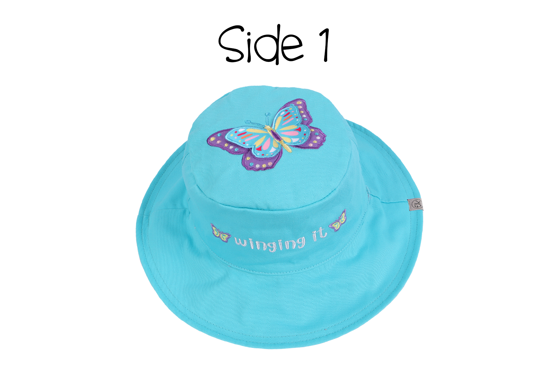 Baby/kids Reversible Sun Hat - Butterfly | Flower