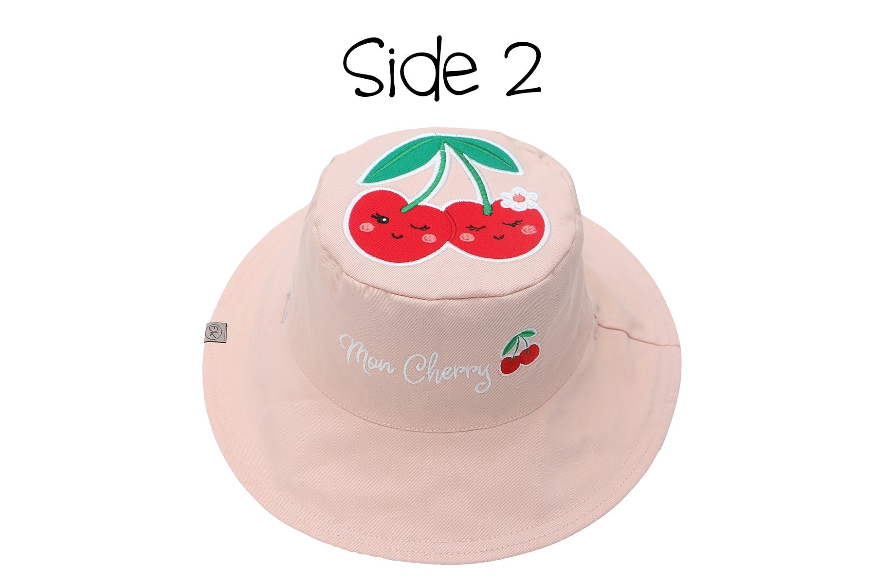 Baby/kids Reversible Sun Hat - Cat | Cherry