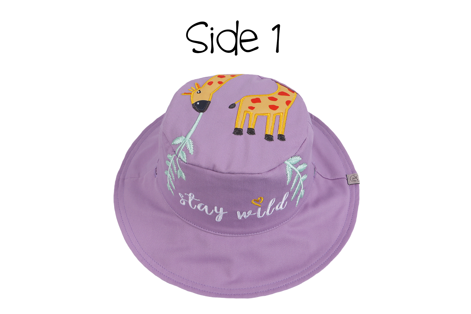 Baby/kids Reversible Sun Hat - Giraffe | Ostrich