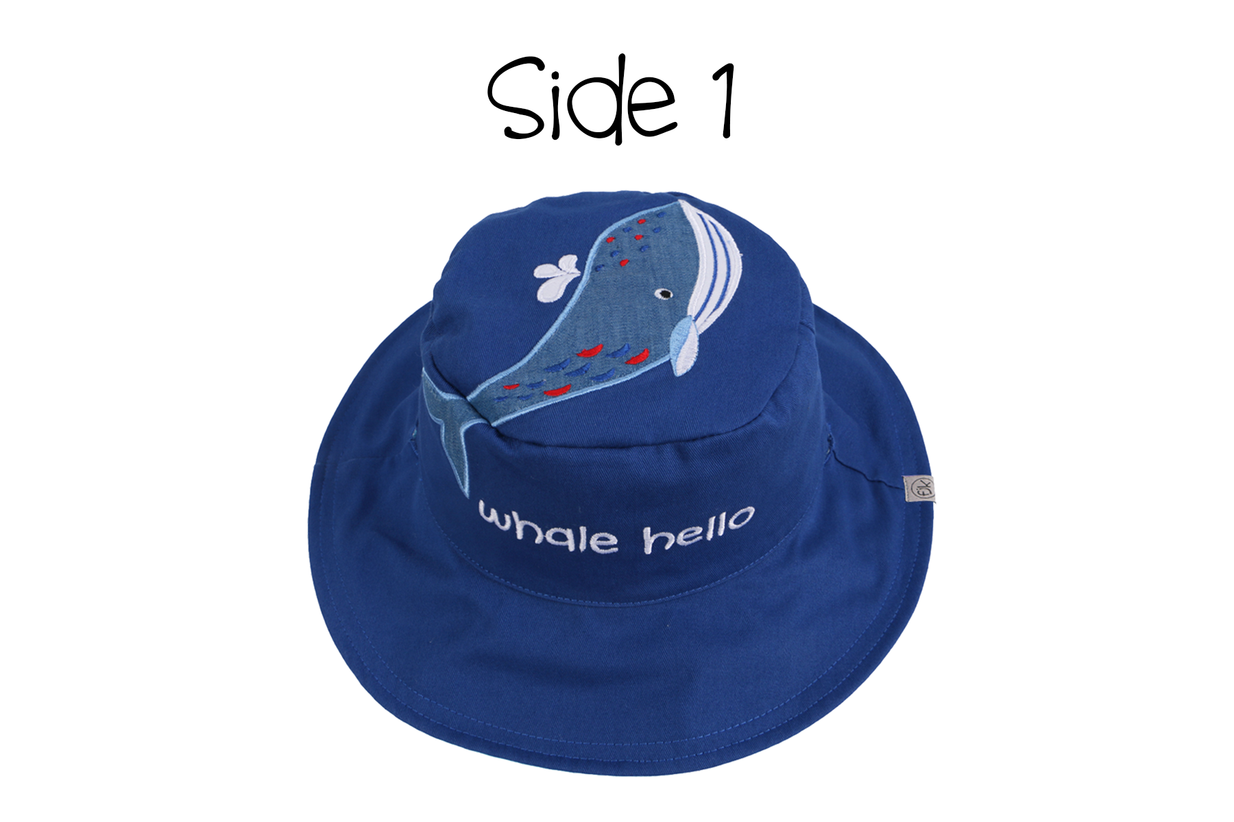Baby/kids Reversible Sun Hat - Blue Whale | Octopus