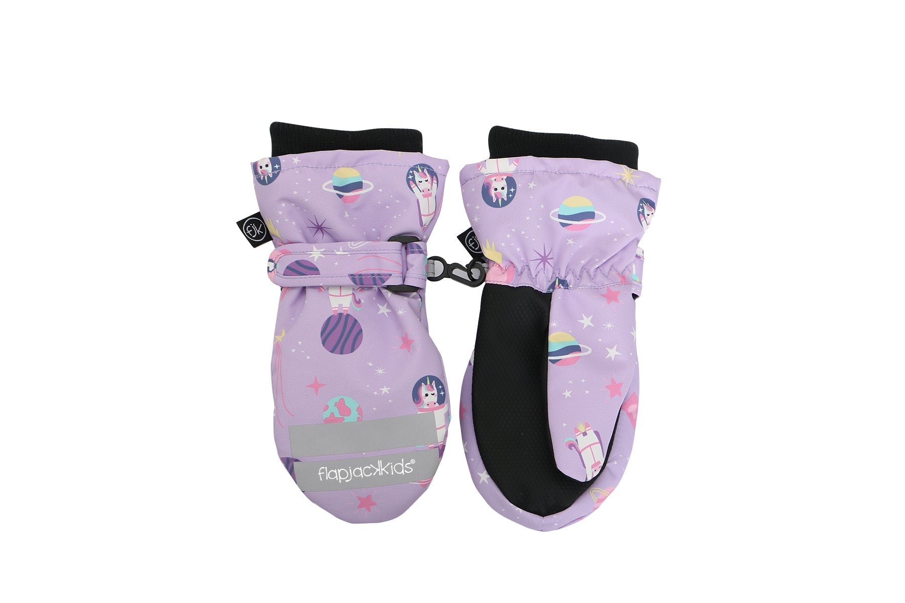 Baby/kids Water Repellent Ski Mittens - Unicorn (lilac)