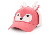Toddler/kids 3d Winter Cap With Ear Flaps - Deer